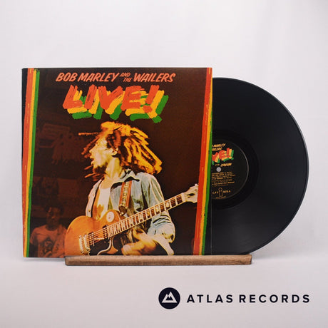 Bob Marley & The Wailers Live! LP Vinyl Record - Front Cover & Record