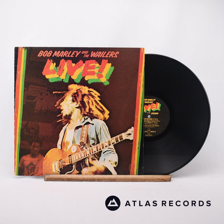 Bob Marley & The Wailers Live! LP Vinyl Record - Front Cover & Record