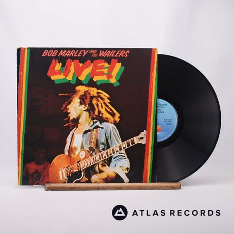 Bob Marley & The Wailers Live! LP Vinyl Record - Front Cover & Record