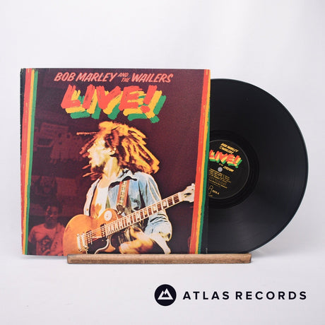 Bob Marley & The Wailers Live! LP Vinyl Record - Front Cover & Record