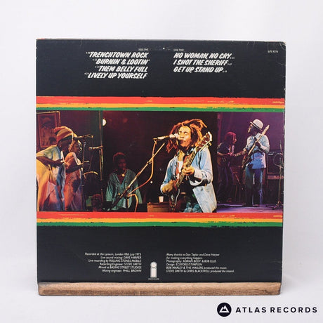 Bob Marley & The Wailers - Live! - A2 B2 LP Vinyl Record - EX/EX