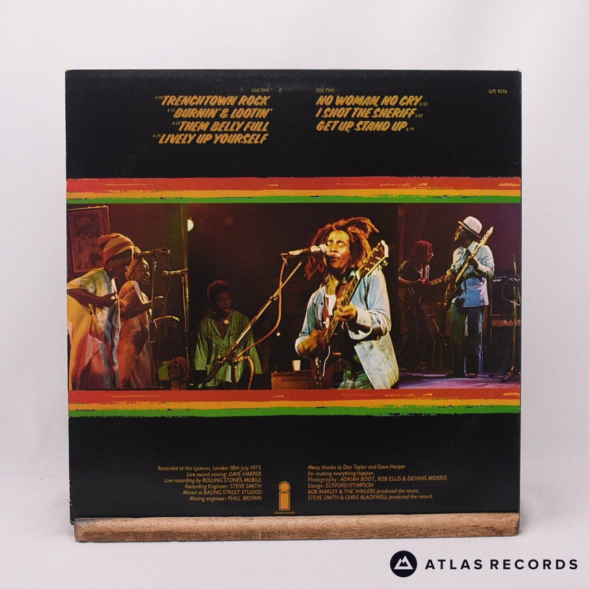 Bob Marley & The Wailers - Live! - Reissue LP Vinyl Record - VG+/EX