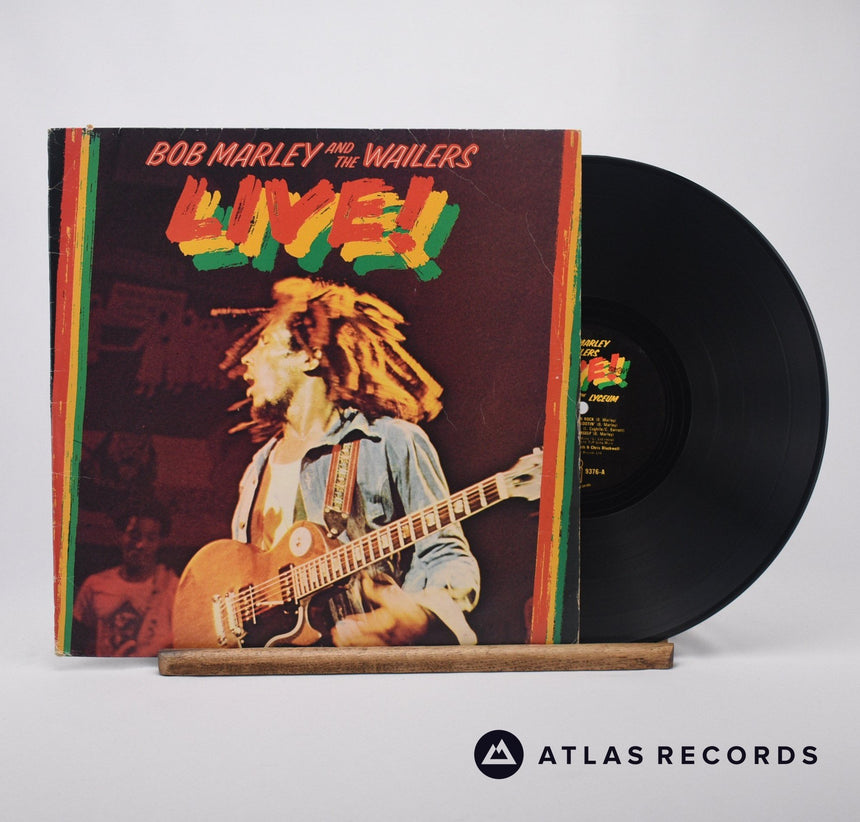 Bob Marley & The Wailers Live! At The Lyceum LP Vinyl Record - Front Cover & Record