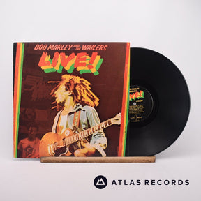 Bob Marley & The Wailers Live! At The Lyceum LP Vinyl Record - Front Cover & Record