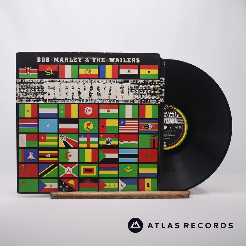 Bob Marley & The Wailers Survival LP Vinyl Record - Front Cover & Record