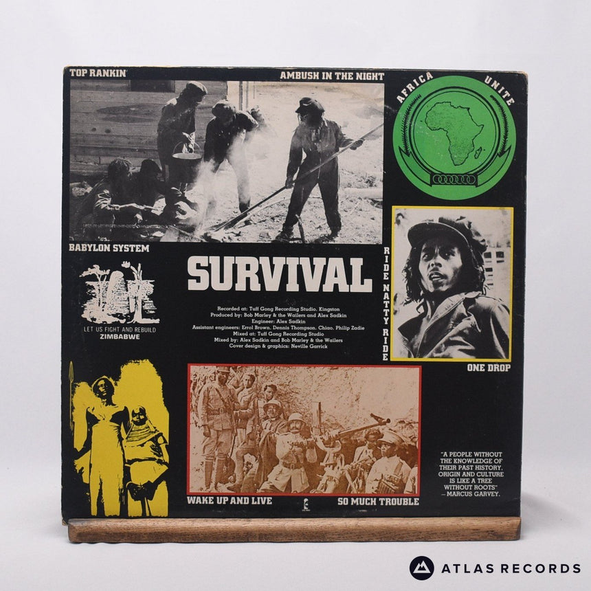 Bob Marley & The Wailers - Survival - A-1 B-1 LP Vinyl Record - VG+/VG+