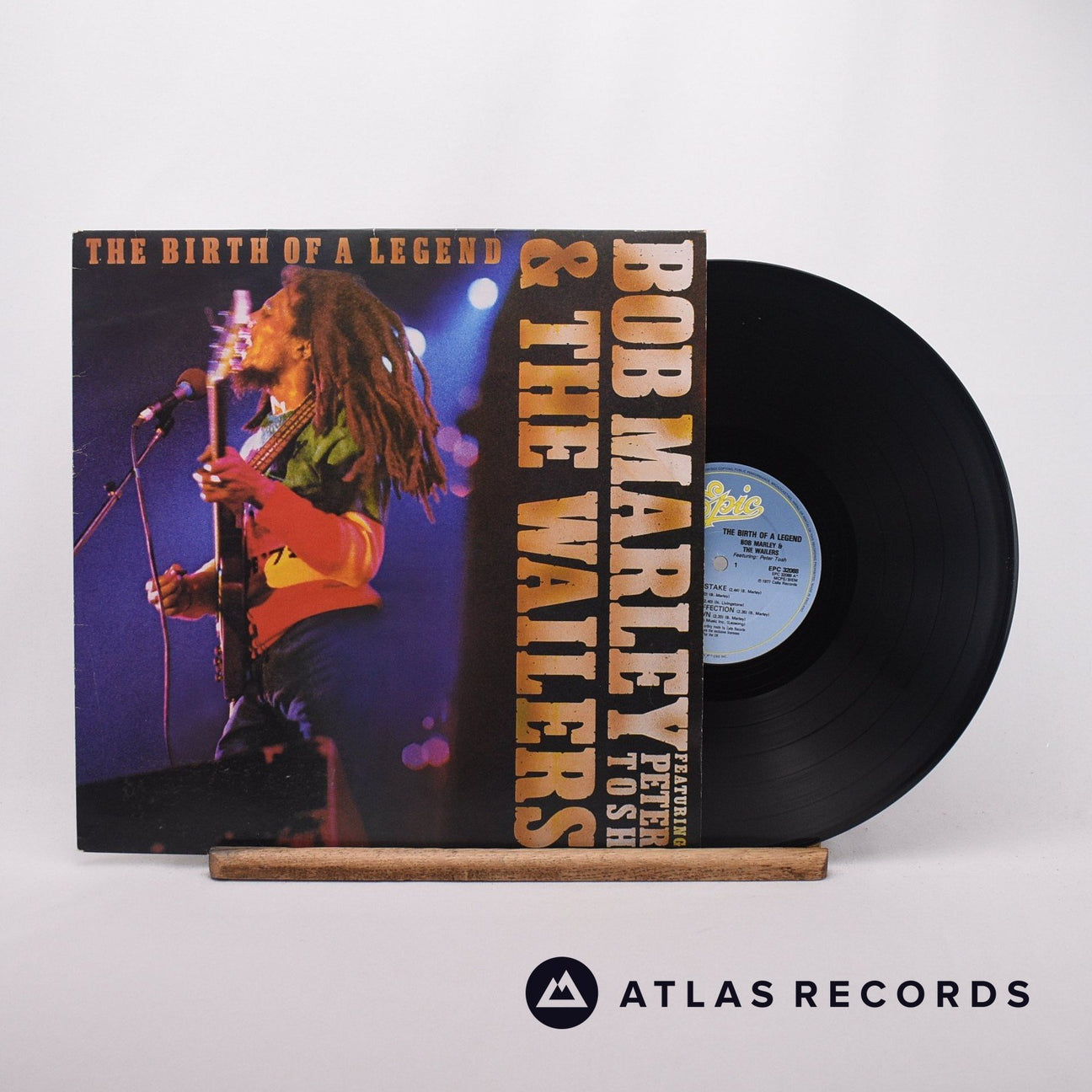 Bob Marley & The Wailers The Birth Of A Legend LP Vinyl Record - Front Cover & Record
