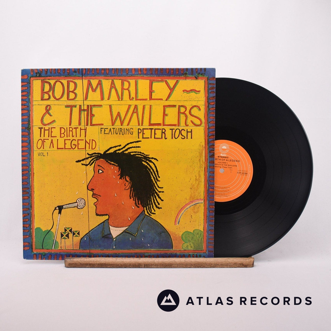 Bob Marley & The Wailers The Birth Of A Legend Vol. 1 LP Vinyl Record - Front Cover & Record