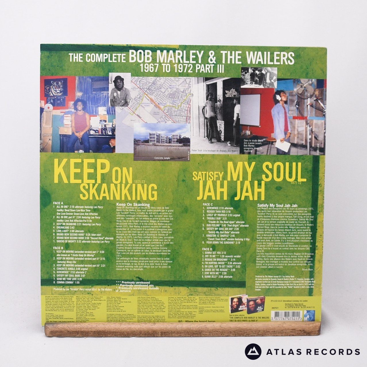 Bob Marley & The Wailers 1967-1972 LP Bob Marley The Complete