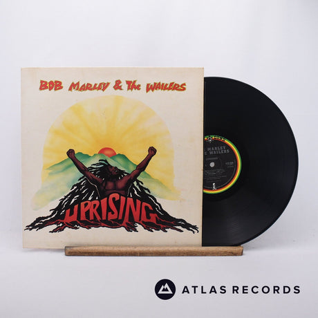 Bob Marley & The Wailers Uprising LP Vinyl Record - Front Cover & Record