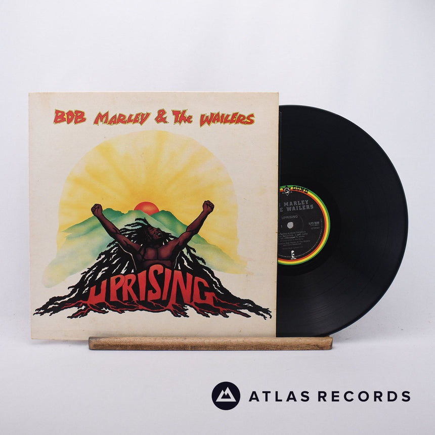 Bob Marley & The Wailers Uprising LP Vinyl Record - Front Cover & Record