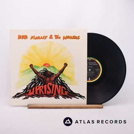 Bob Marley & The Wailers Uprising LP Vinyl Record - Front Cover & Record
