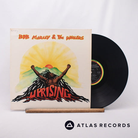 Bob Marley & The Wailers Uprising LP Vinyl Record - Front Cover & Record