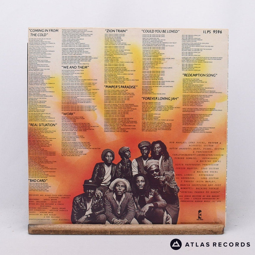 Bob Marley & The Wailers - Uprising - A-2 B-2 LP Vinyl Record - VG+/EX