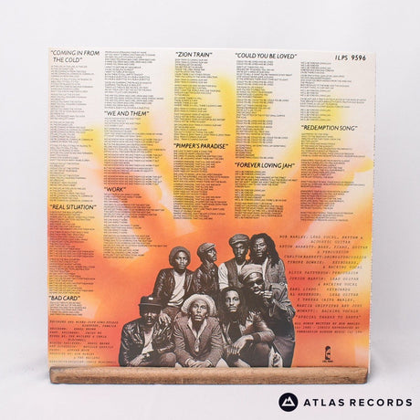 Bob Marley & The Wailers - Uprising - Textured Sleeve LP Vinyl Record - EX/EX