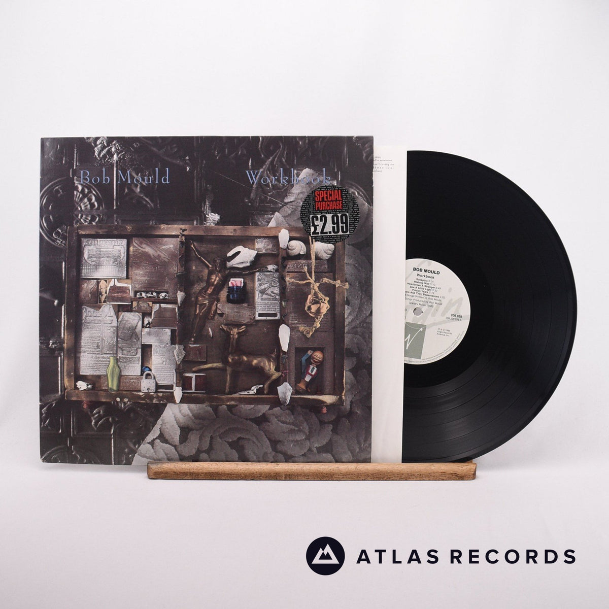 Bob Mould Workbook LP Vinyl Record - Front Cover & Record