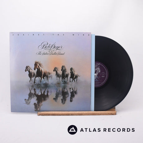 Bob Seger And The Silver Bullet Band Against The Wind LP Vinyl Record - Front Cover & Record