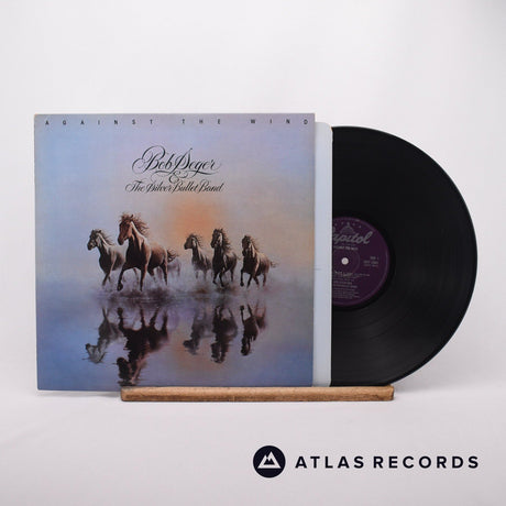 Bob Seger And The Silver Bullet Band Against The Wind LP Vinyl Record - Front Cover & Record