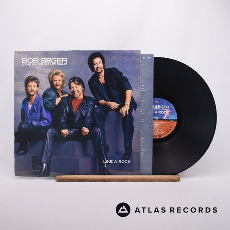 Bob Seger And The Silver Bullet Band Like A Rock LP Vinyl Record - Front Cover & Record