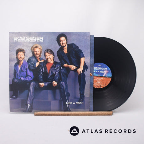 Bob Seger And The Silver Bullet Band Like A Rock LP Vinyl Record - Front Cover & Record