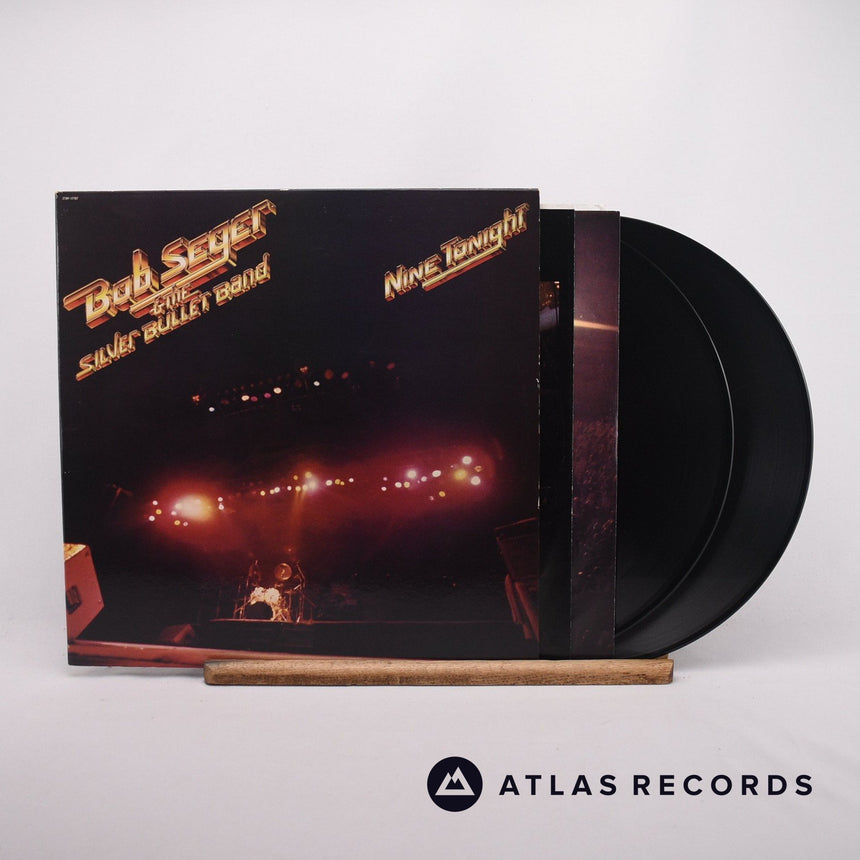 Bob Seger And The Silver Bullet Band Nine Tonight 2 x LP Vinyl Record - Front Cover & Record
