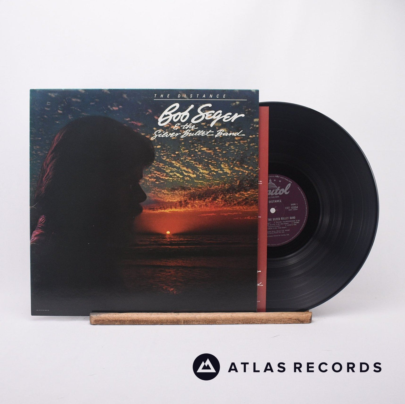 Bob Seger And The Silver Bullet Band The Distance LP Vinyl Record - Front Cover & Record