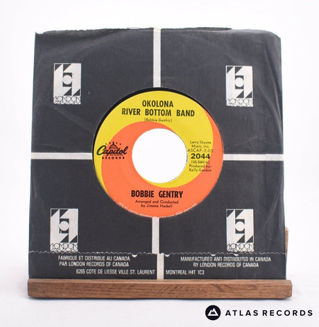 Bobbie Gentry - Okolona River Bottom Band - 7" Vinyl Record - VG+