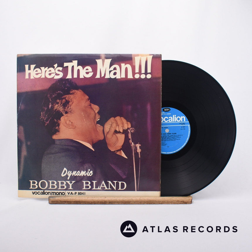 Bobby Bland Here's The Man LP Vinyl Record - Front Cover & Record