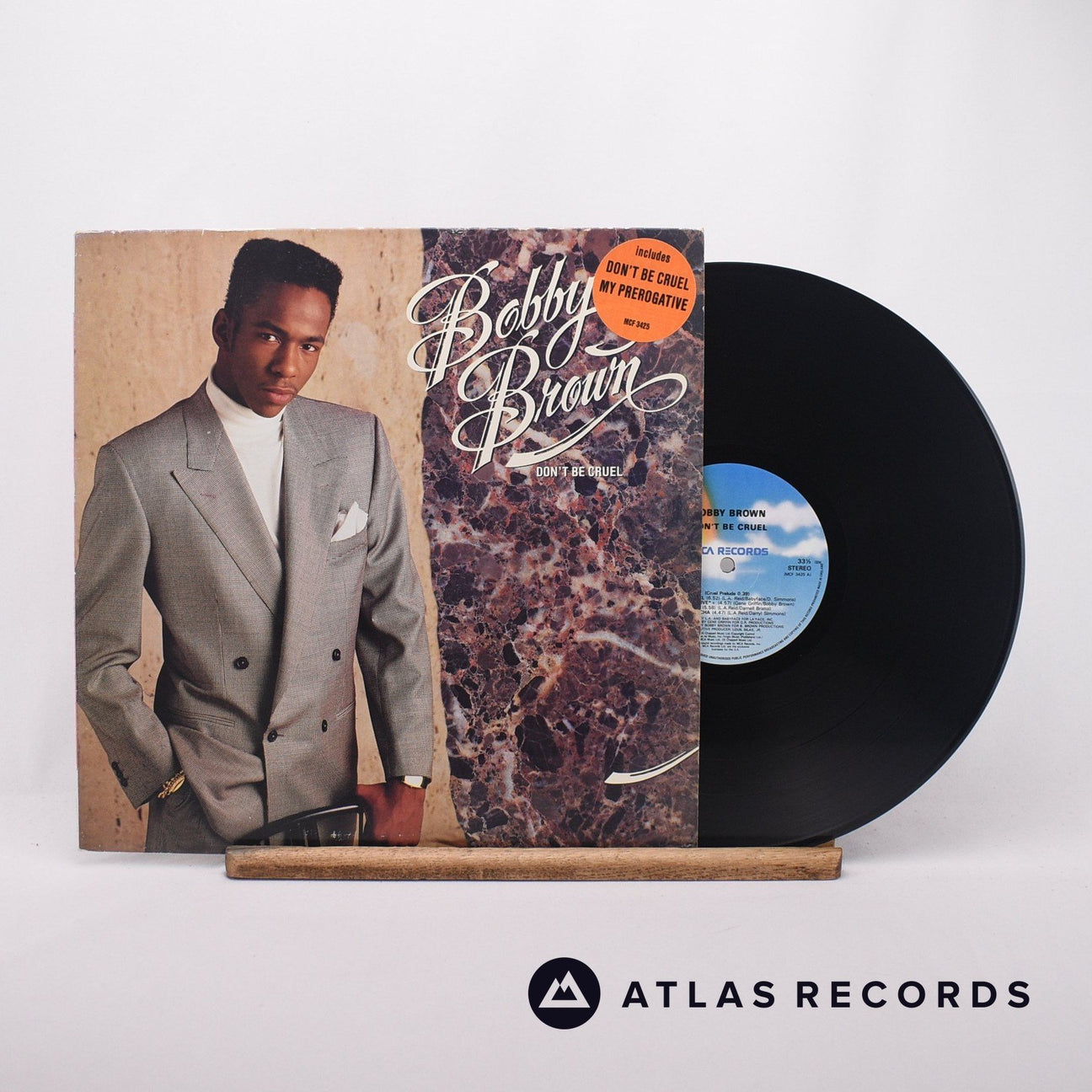 Bobby Brown Don't Be Cruel LP Vinyl Record - Front Cover & Record
