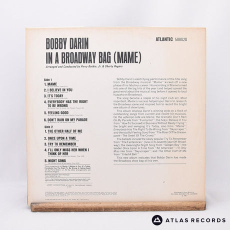 Bobby Darin - In A Broadway Bag (Mame) - LP Vinyl Record - VG+/VG+