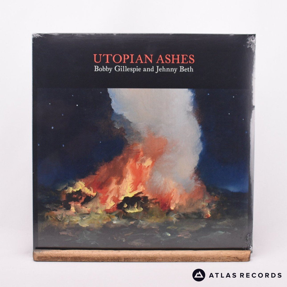 Bobby Gillespie Utopian Ashes LP Vinyl Record - Front Cover & Record