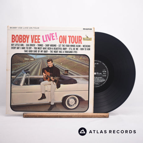 Bobby Vee Live! On Tour LP Vinyl Record - Front Cover & Record