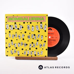 Bombalurina Itsy Bitsy Teeny Weeny Yellow Polka Dot Bikini 7" Vinyl Record - Front Cover & Record