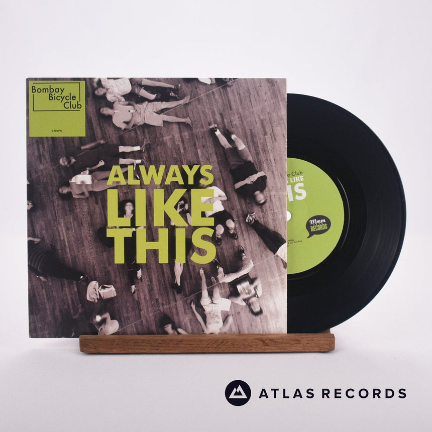 Bombay Bicycle Club Always Like This 7" Vinyl Record - Front Cover & Record