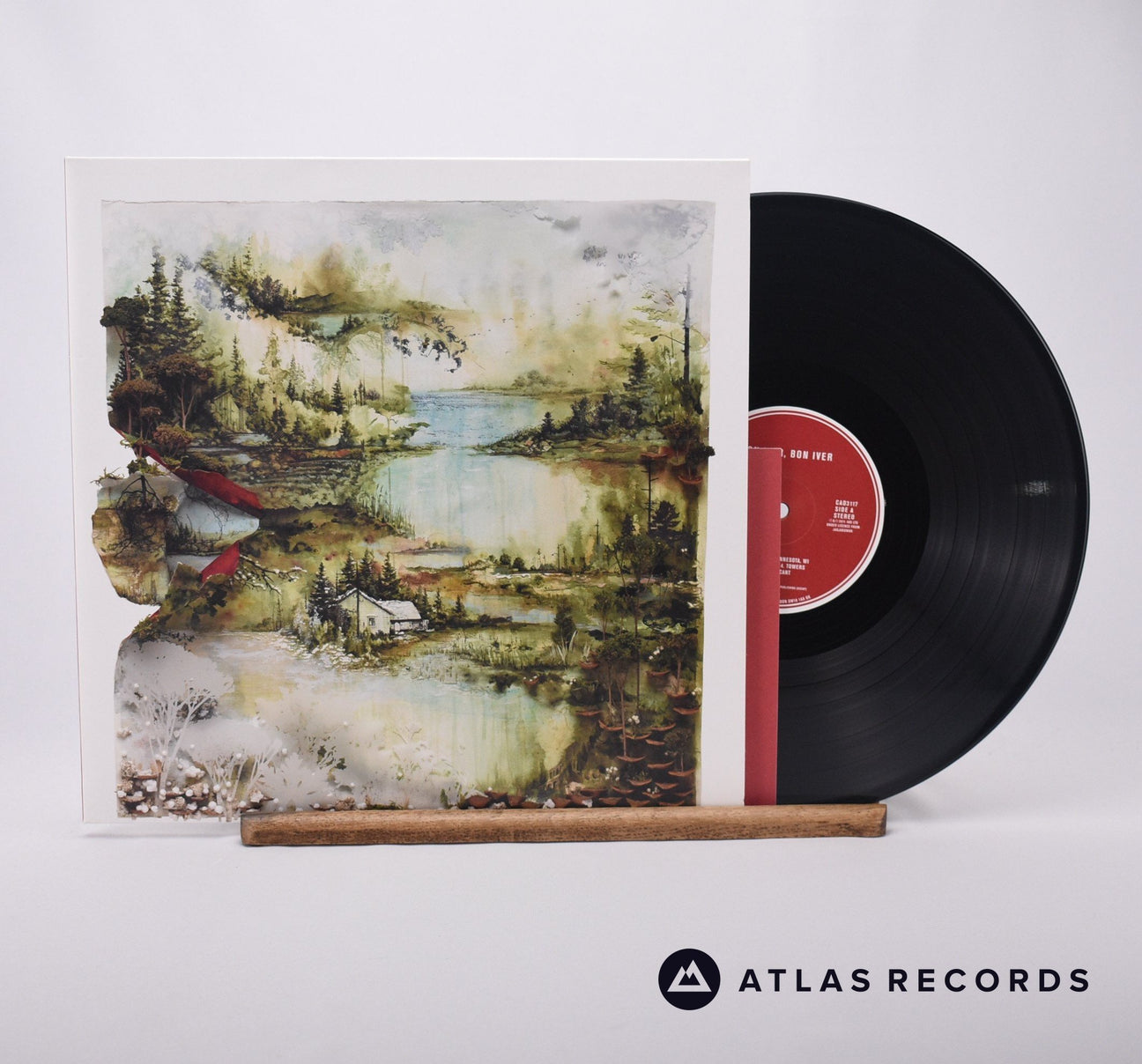 Bon Iver Bon Iver, Bon Iver LP Vinyl Record - Front Cover & Record