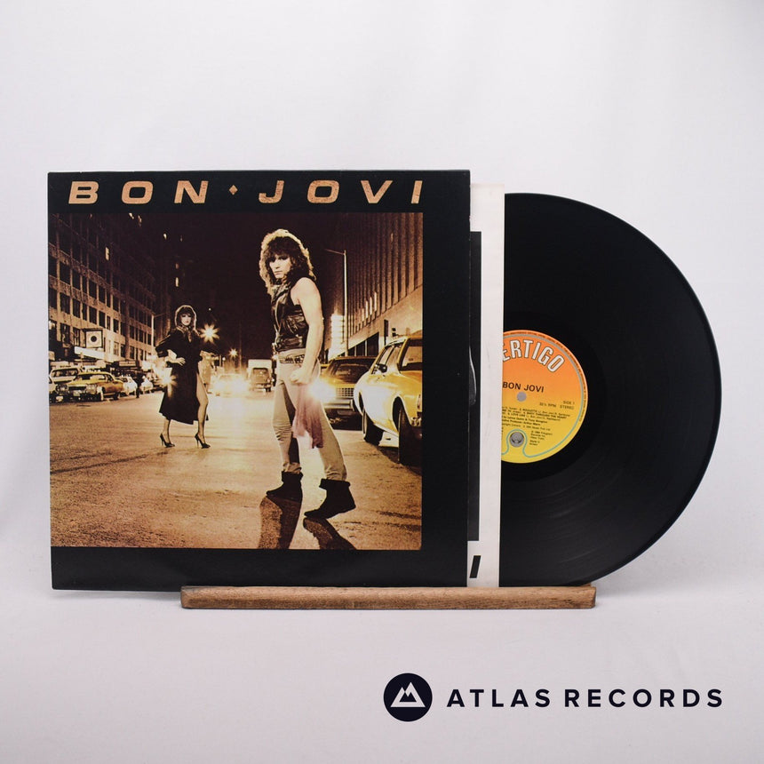 Bon Jovi Bon Jovi LP Vinyl Record - Front Cover & Record