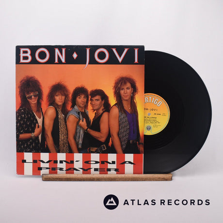Bon Jovi Livin' On A Prayer 12" Vinyl Record - Front Cover & Record