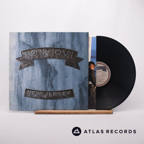 Bon Jovi New Jersey LP Vinyl Record - Front Cover & Record