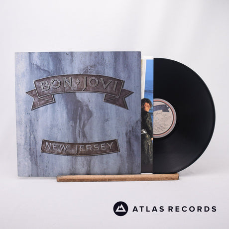 Bon Jovi New Jersey LP Vinyl Record - Front Cover & Record