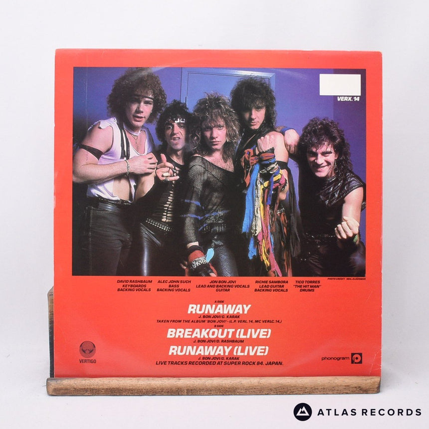 Bon Jovi - Runaway - Bilbo A//1 B//1 12" Vinyl Record - VG+/EX