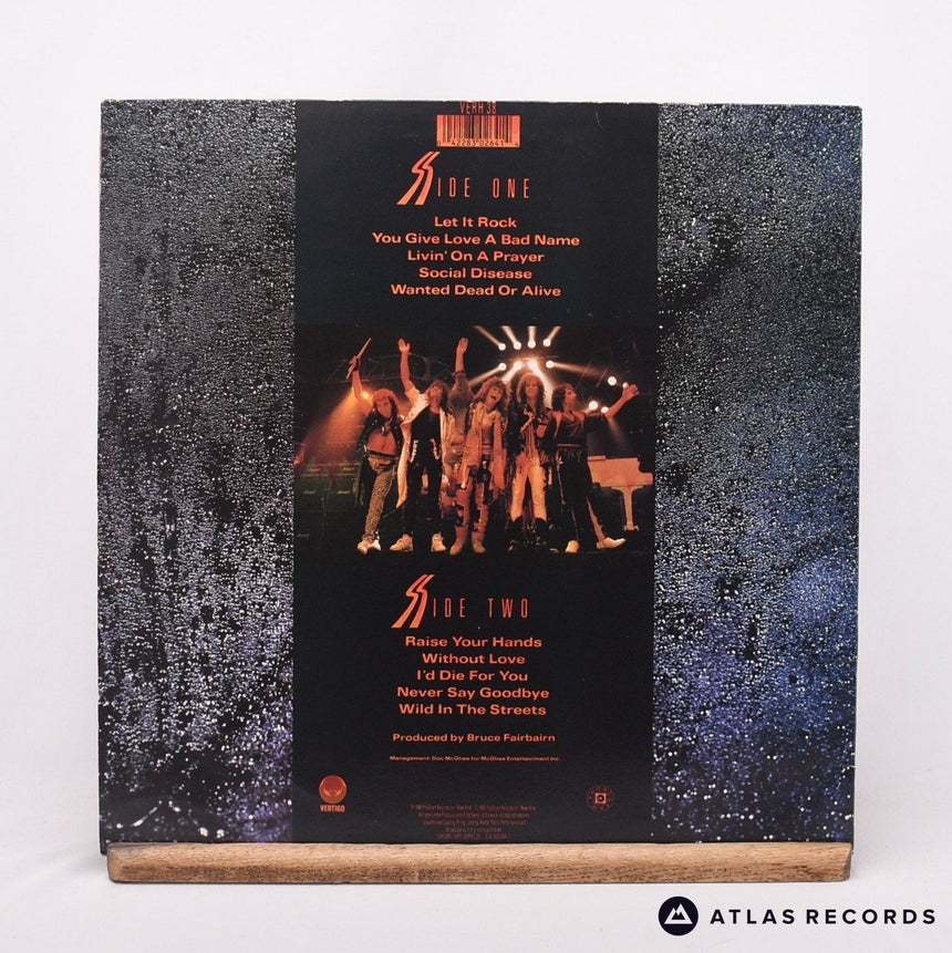 Bon Jovi - Slippery When Wet - A//1 B//1 LP Vinyl Record - EX/EX