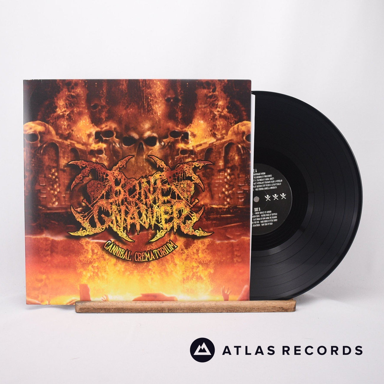 Bone Gnawer Cannibal Crematorium LP Vinyl Record - Front Cover & Record
