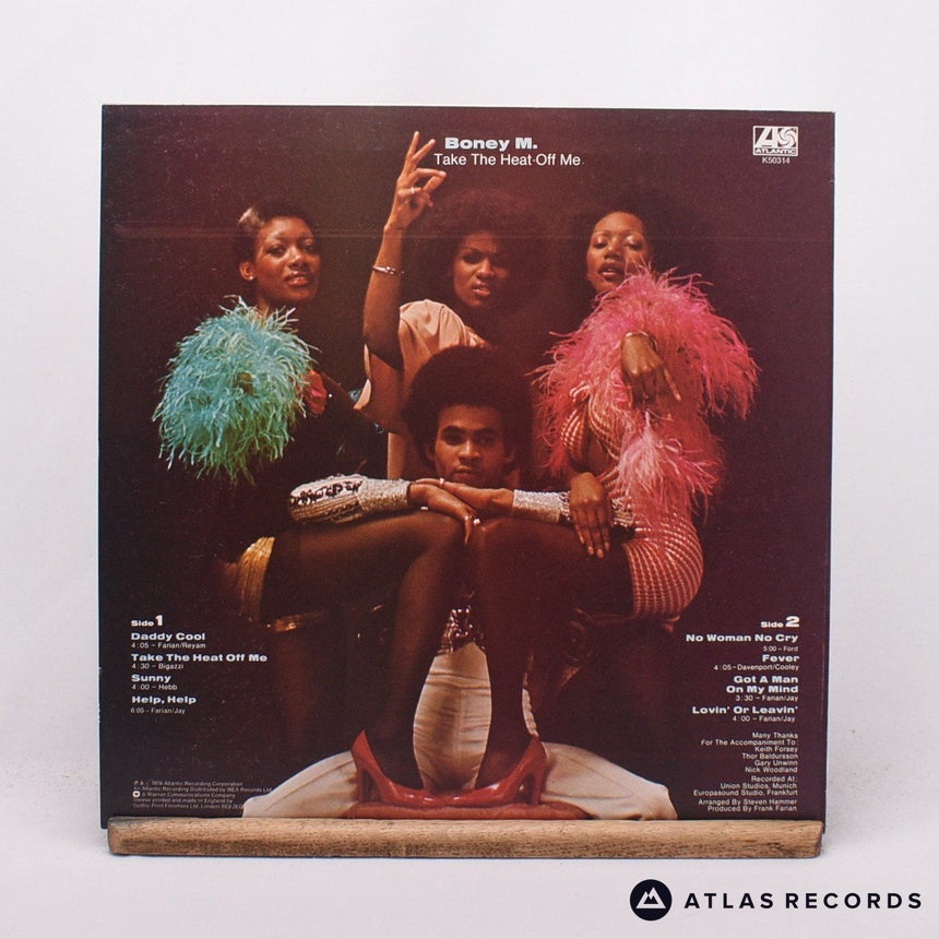 Boney M. - Take The Heat Off Me - LP Vinyl Record - EX/EX