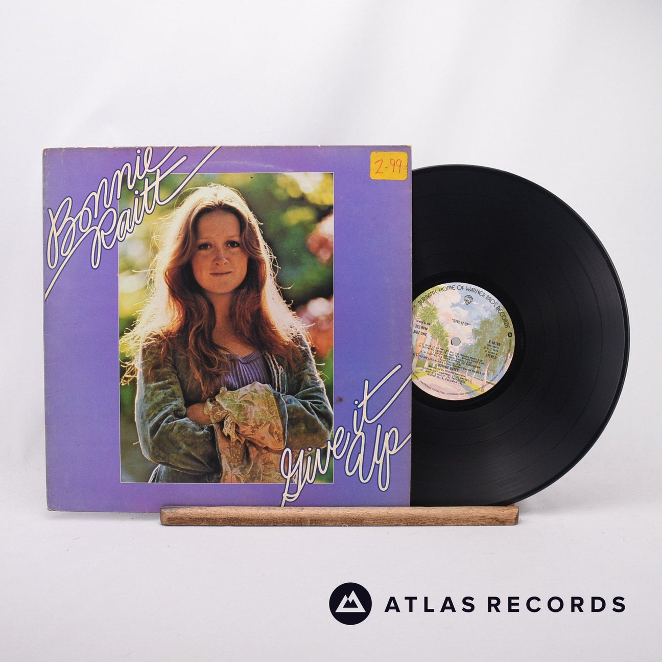 Bonnie Raitt Give It Up LP Vinyl Record - Front Cover & Record