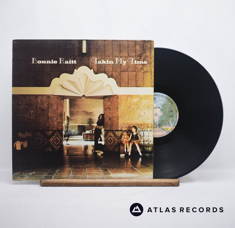 Bonnie Raitt Takin' My Time LP Vinyl Record - Front Cover & Record