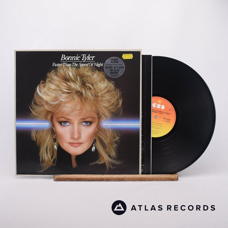 Bonnie Tyler Faster Than The Speed Of Night LP Vinyl Record - Front Cover & Record