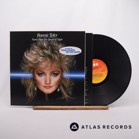 Bonnie Tyler Faster Than The Speed Of Night LP Vinyl Record - Front Cover & Record