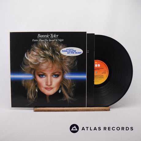 Bonnie Tyler Faster Than The Speed Of Night LP Vinyl Record - Front Cover & Record