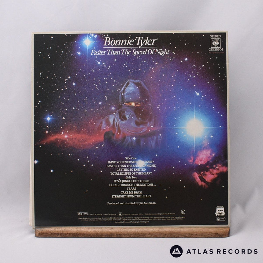 Bonnie Tyler - Faster Than The Speed Of Night - LP Vinyl Record - EX/EX