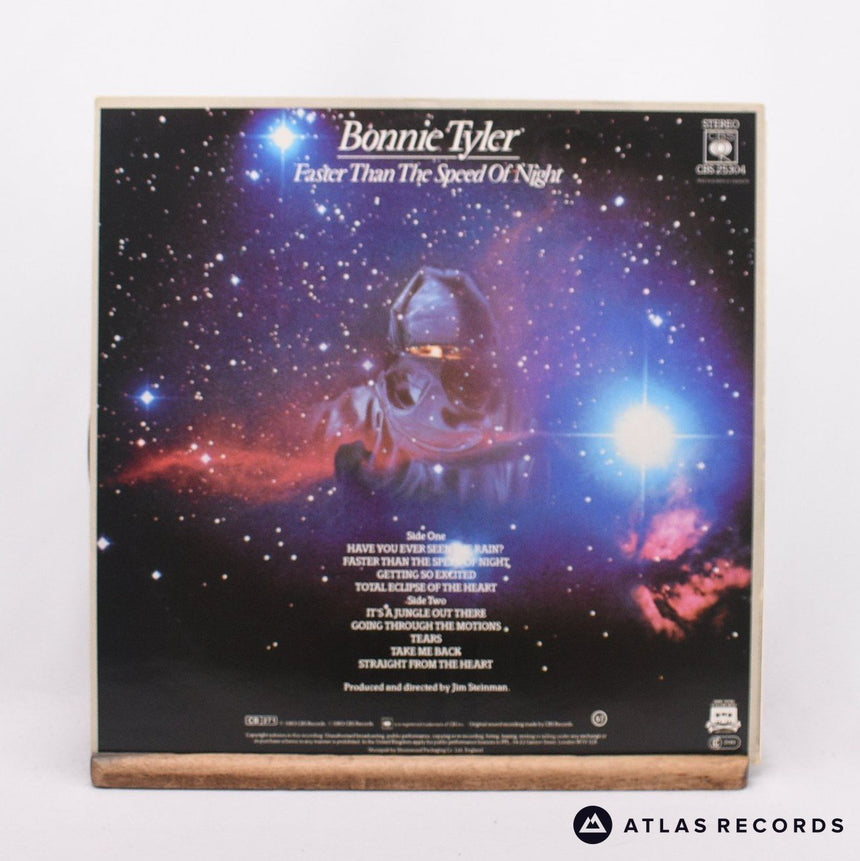 Bonnie Tyler - Faster Than The Speed Of Night - A2 B2 LP Vinyl Record - EX/EX